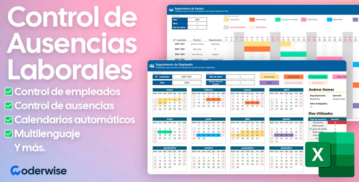 Control de Ausencias Laborales y Planificador de Vacaciones